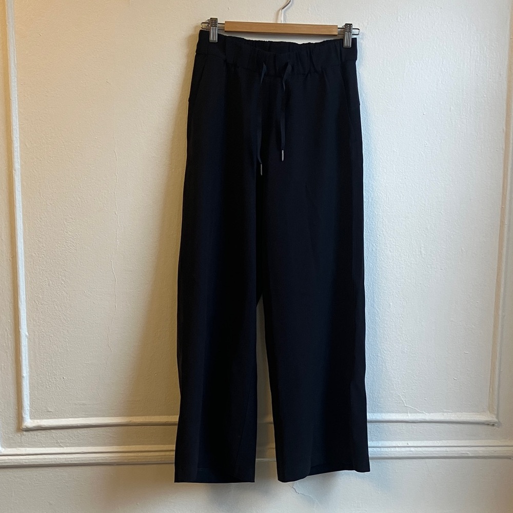 lululemon athletica Black Wide-Leg Joggers
